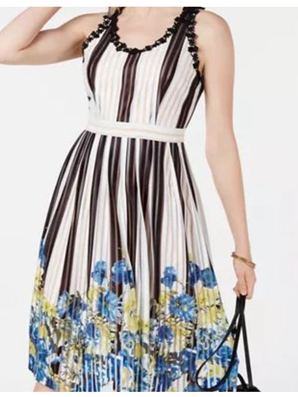 Foxiedox Anthropologie Eldora Cocktail flare dress size M